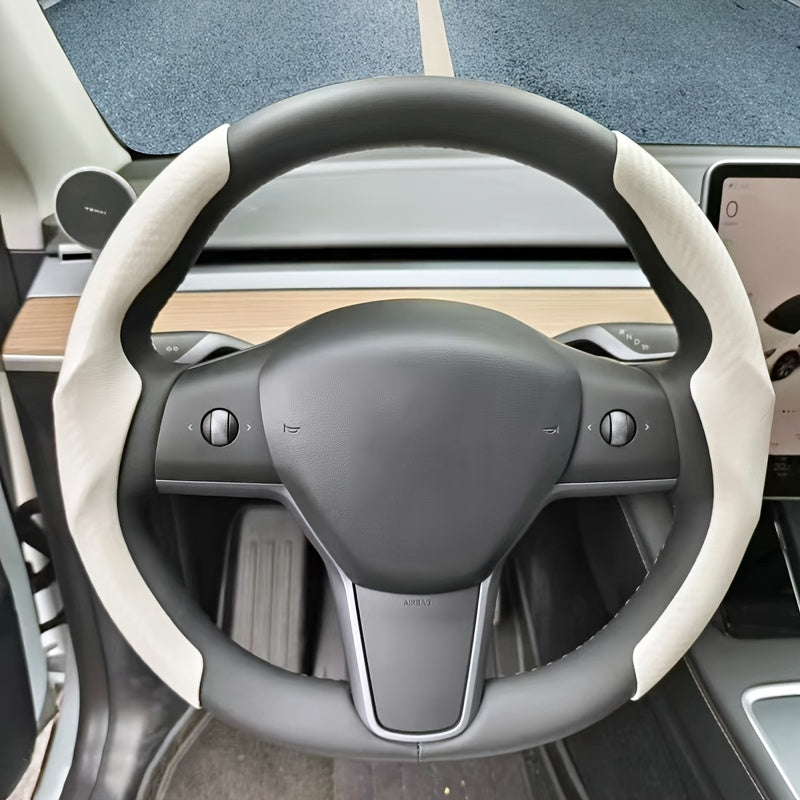 Suitable for Tesla model 3/Y steering wheel cover model 3 ultra-thin sweat absorption